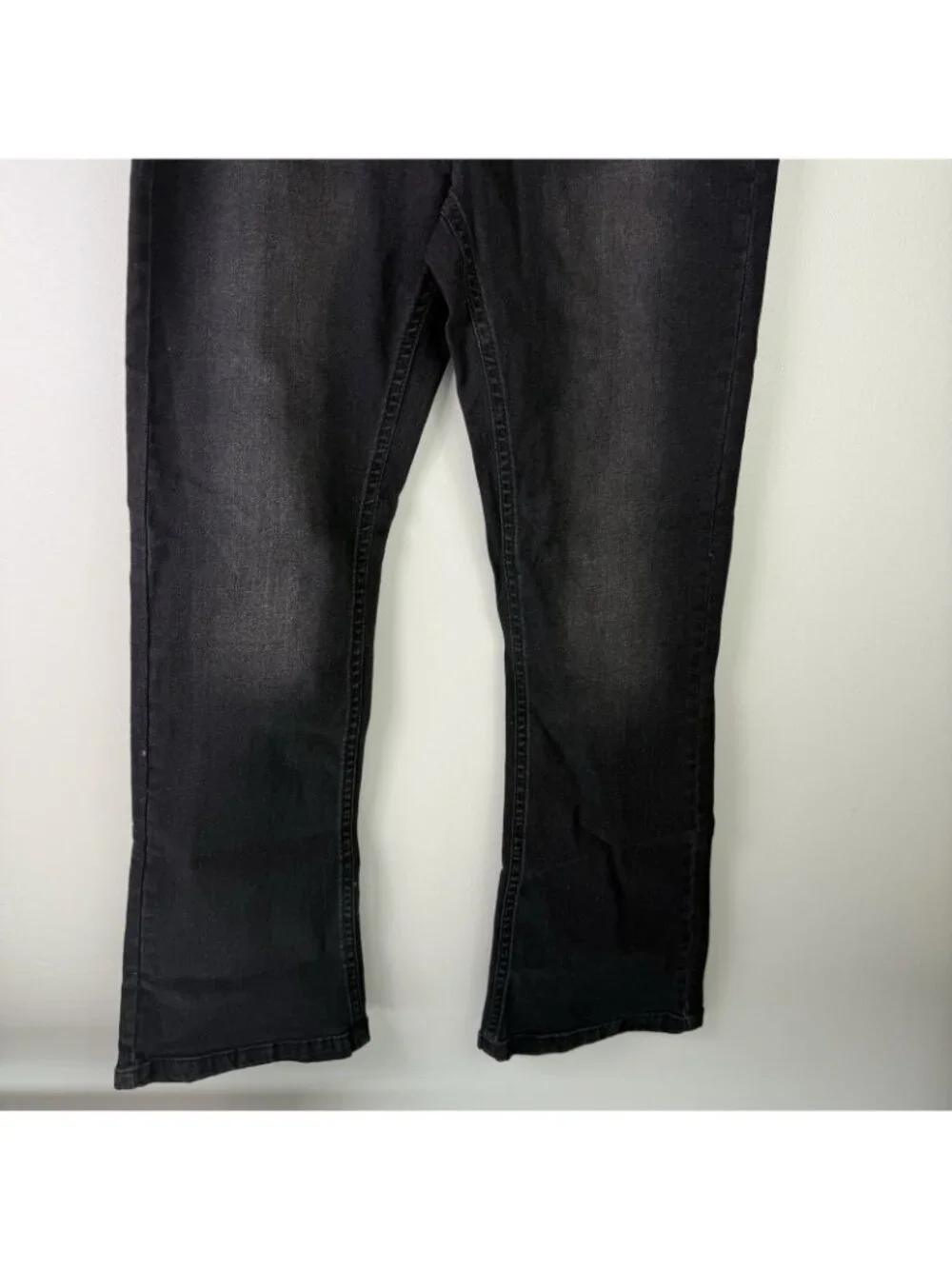 Harper Ivy Bootcut Jeans Womens Size 12/14 Black NWT Embellished Rhinestone